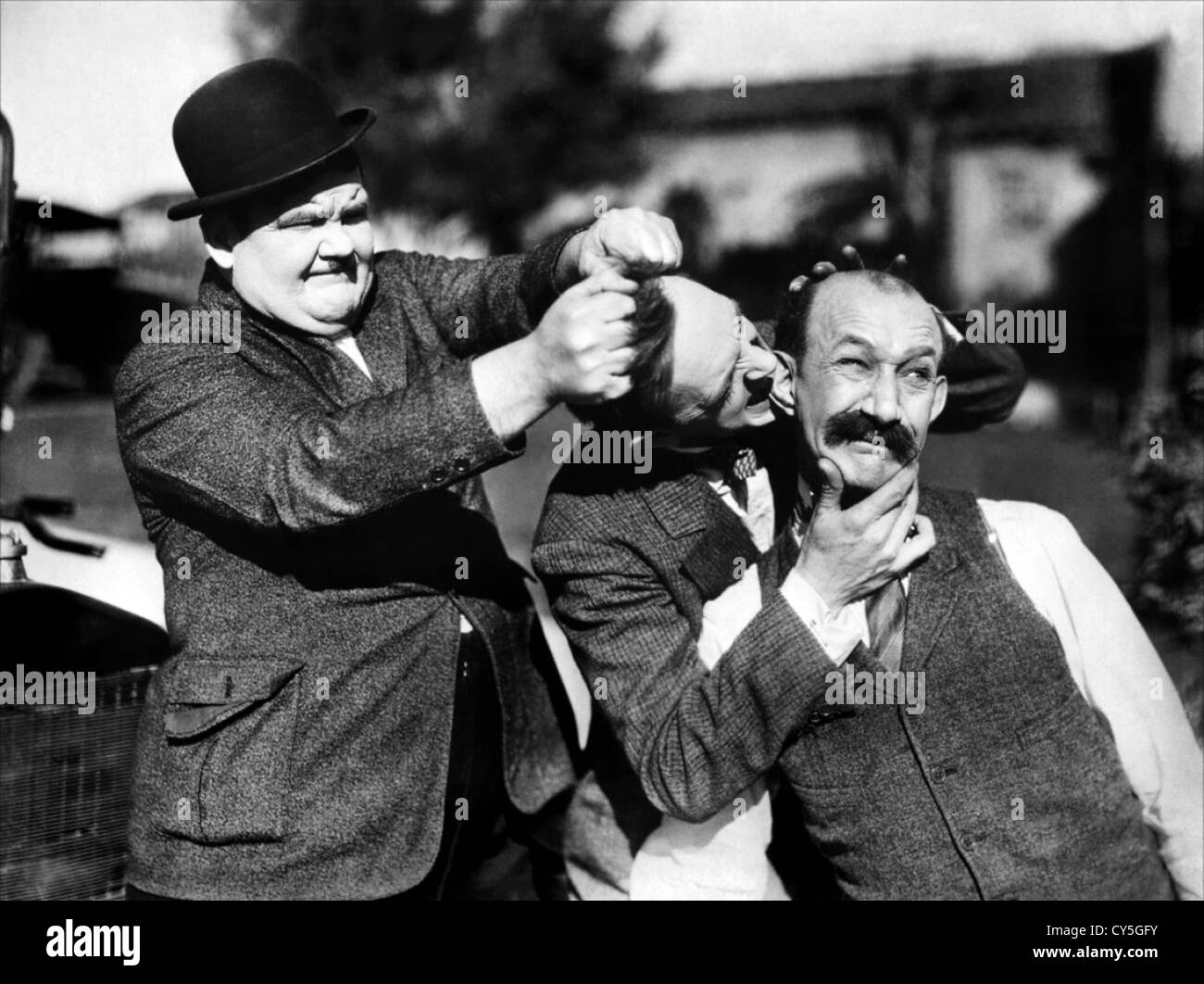 BIG BUSINESS (1929) OLIVER HARDY STAN LAUREL JAMES FINLAYSON JAMES W. HORNE (DIR) LEO MCCAREY (DIR) 001 MOVIESTORE KOLLEKTION Stockfoto