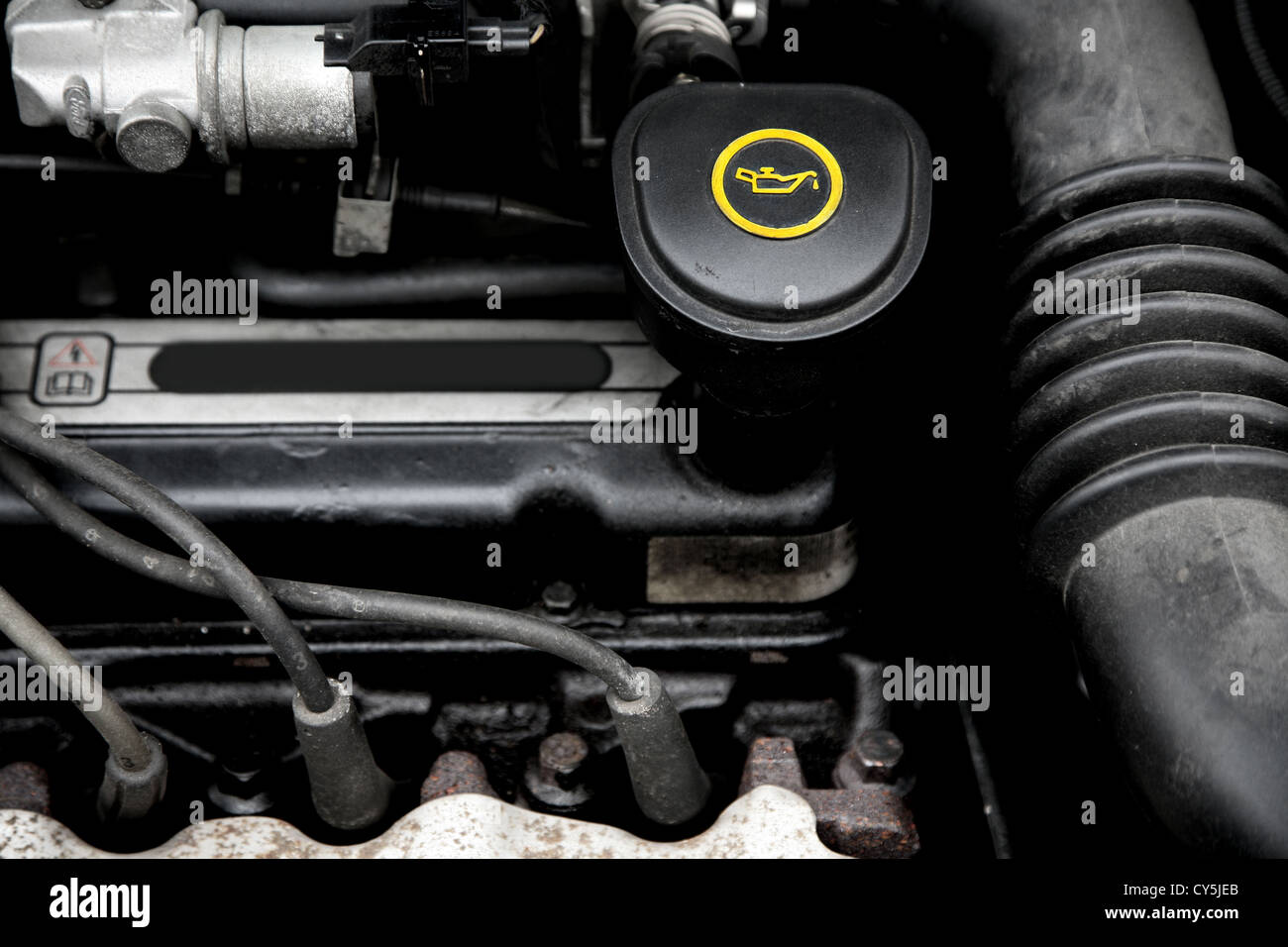 Motor Raum Stockfoto
