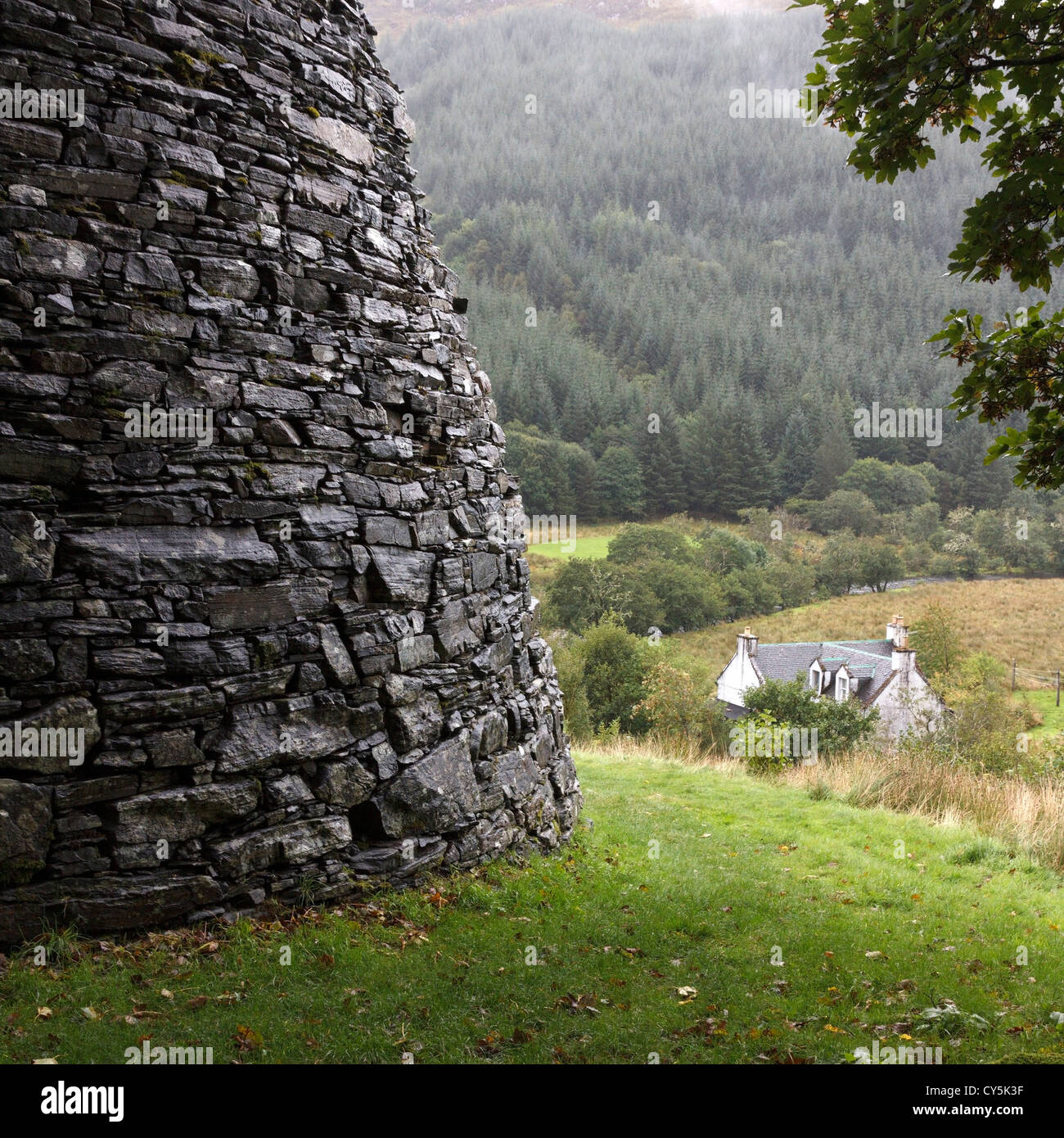 Dun Troddan Scottish Broch, Glenelg, Schottland, Großbritannien Stockfoto