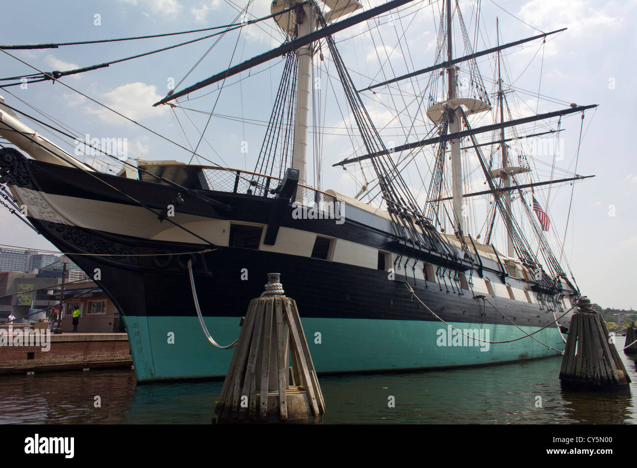 USS Constellation, die letzte alle SegelKriegsschiff der USMarine
