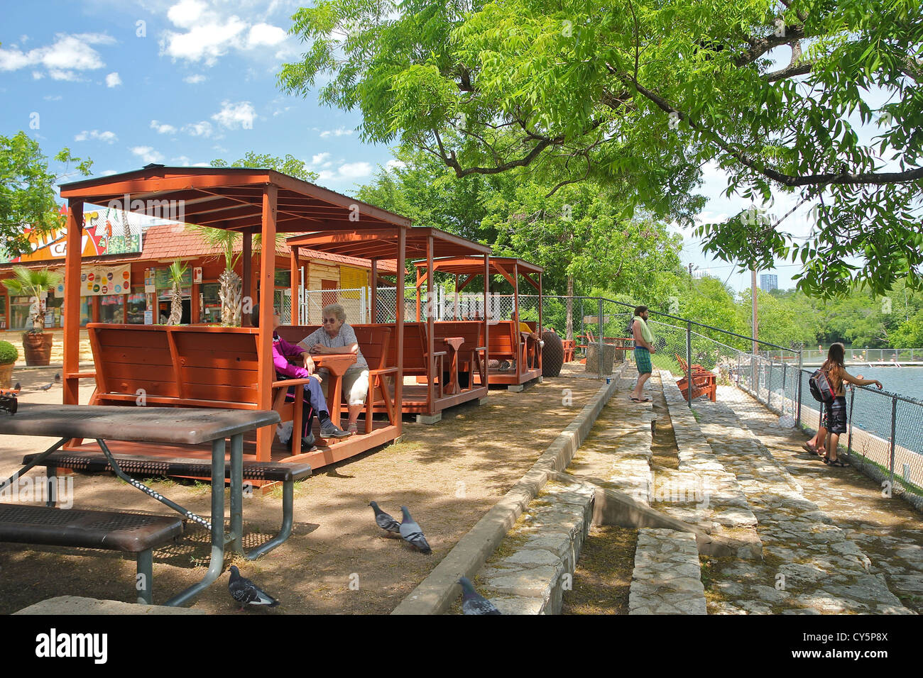 Zilker Park, Austin, Texas Stockfoto