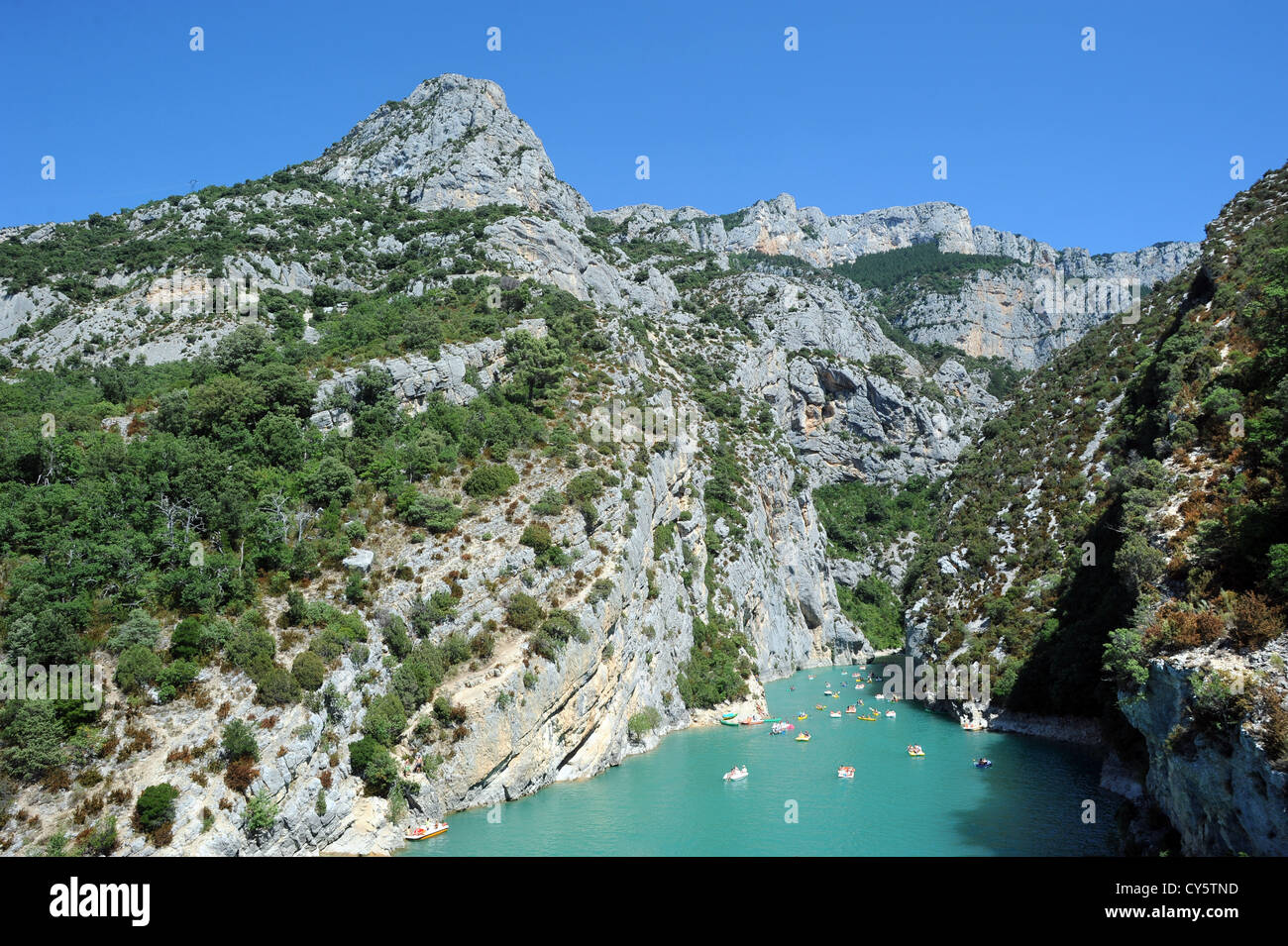 Gorges du Verdon, eines der herrlichsten Landschaft in der Provence Stockfoto