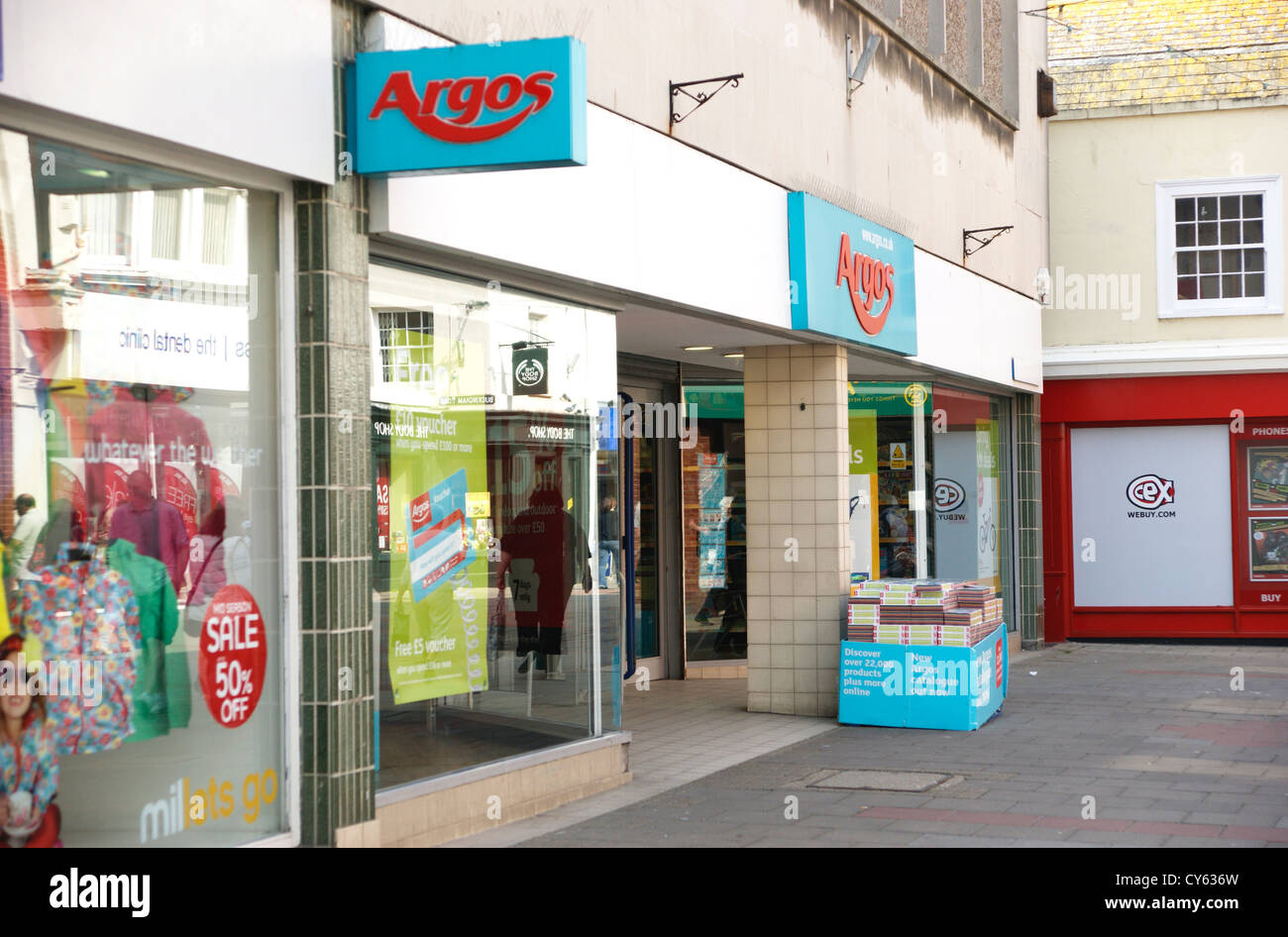 Argos Katalog-Shop Worthing West Sussex UK Stockfoto