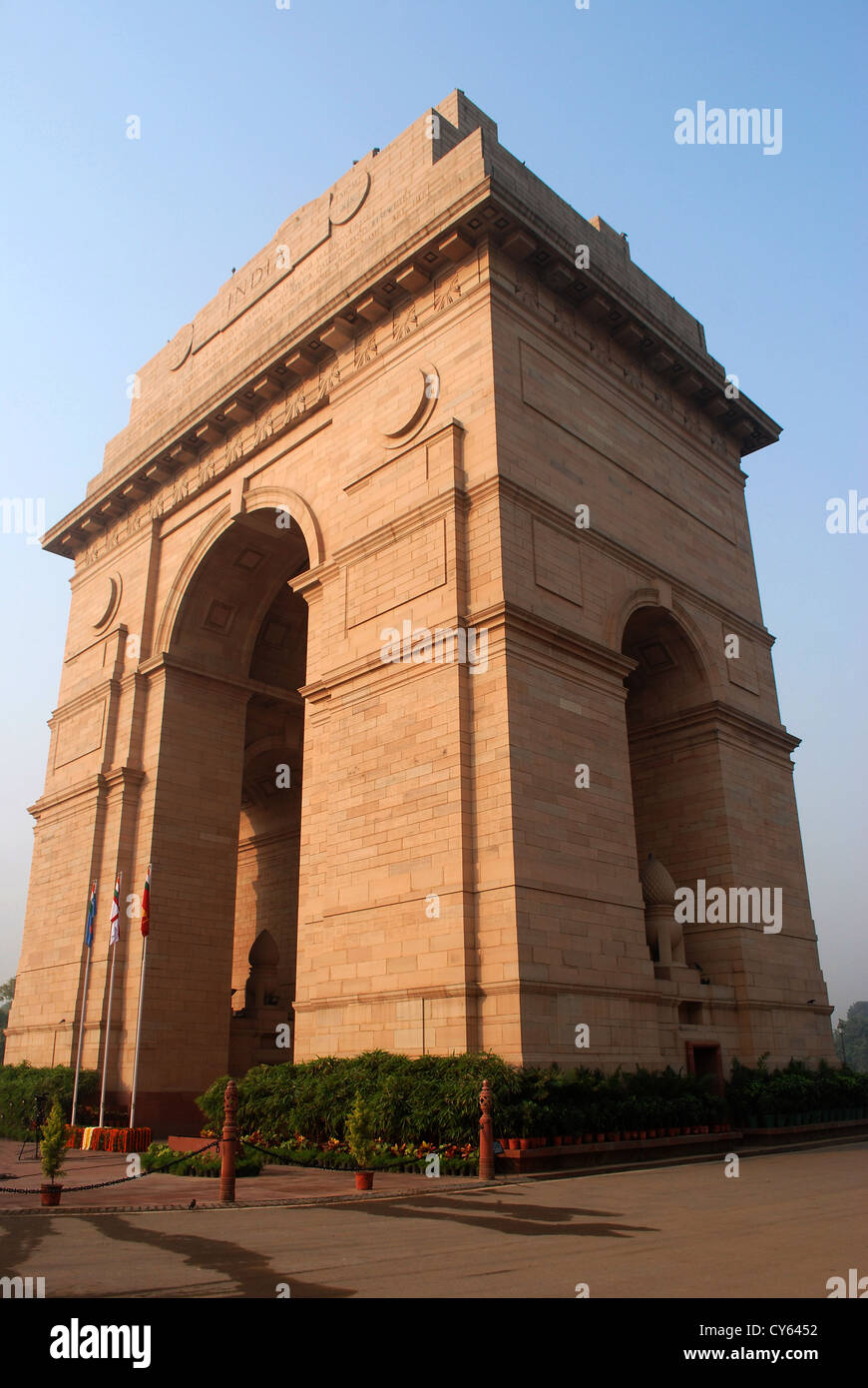 India Gate in neu-Delhi, Indien. Dies ist ein bekanntes Wahrzeichen in delhi Stockfoto