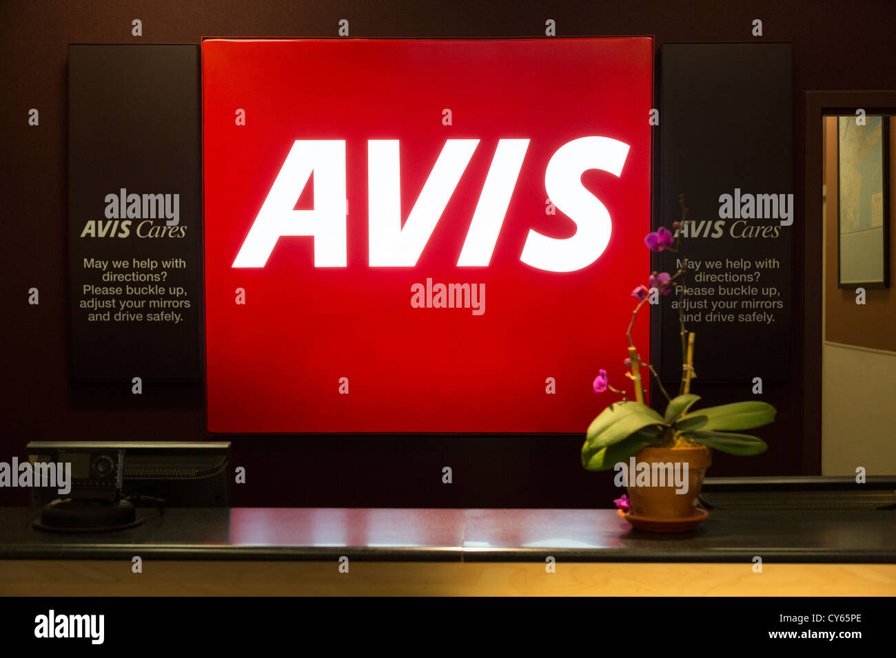 Avis Kunden Zähler, upper West Side, Manhattan, New York City, USA