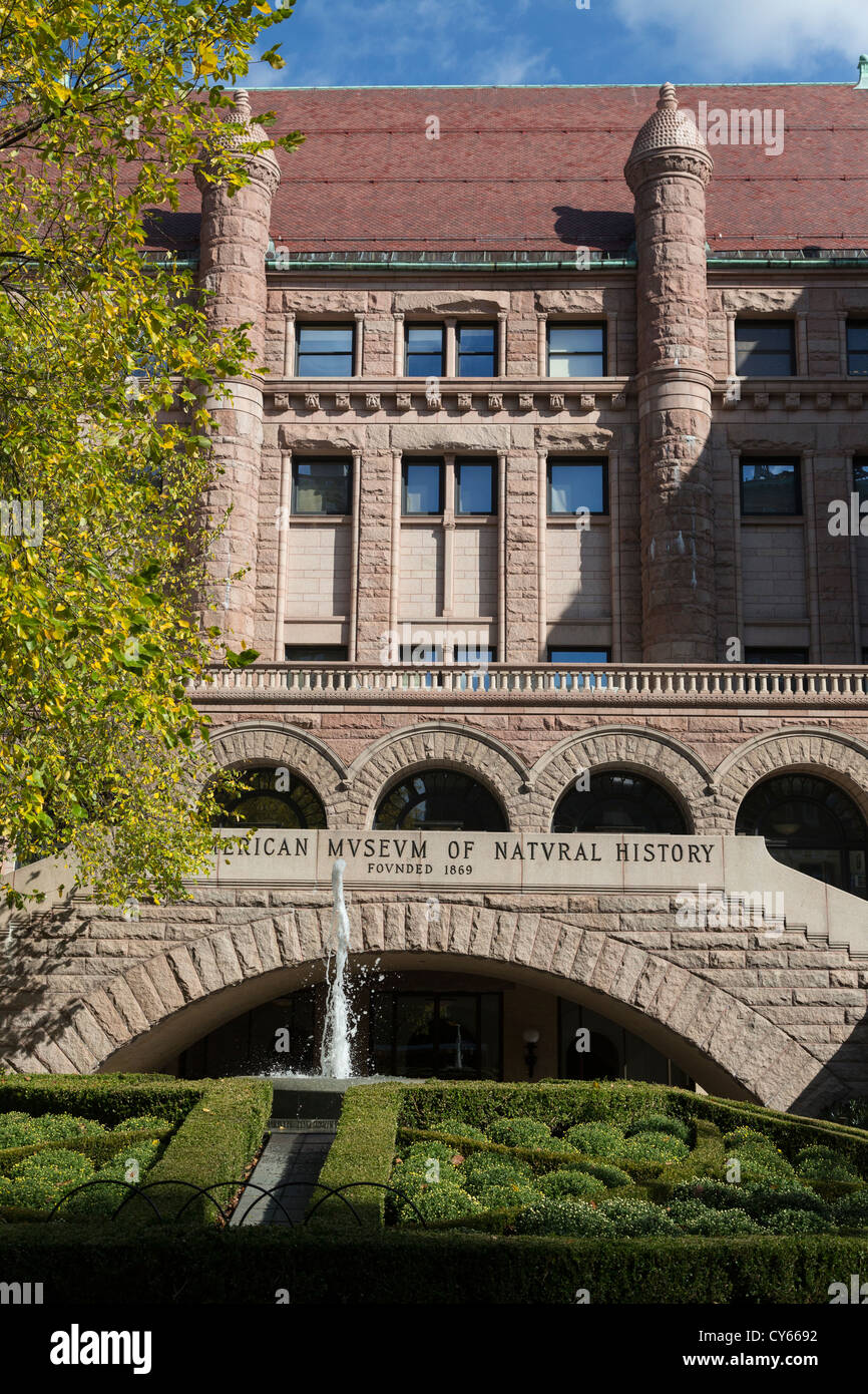 Das American Museum of Natural History, 79th Street Eingang, Upper West Side, Manhattan, New York City, USA Stockfoto