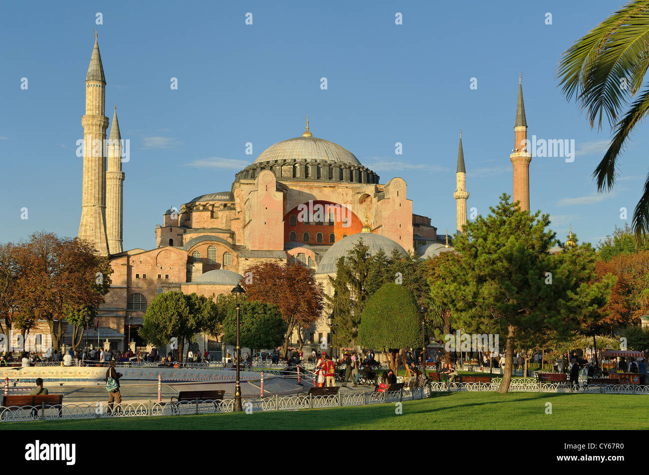 Hagia Sophia Museum, Sultanahmet-Platz, Fatih, Istanbul. Stockfoto