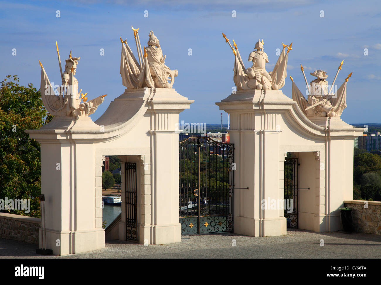 Slowakei, Bratislava, Burg, Tor, Stockfoto