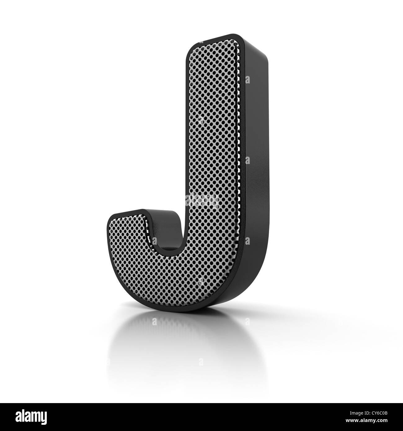 Der Buchstabe J Stockfoto