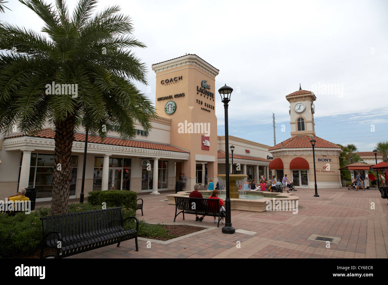 Orlando Premium Outlets international drive Florida usa Stockfotografie
