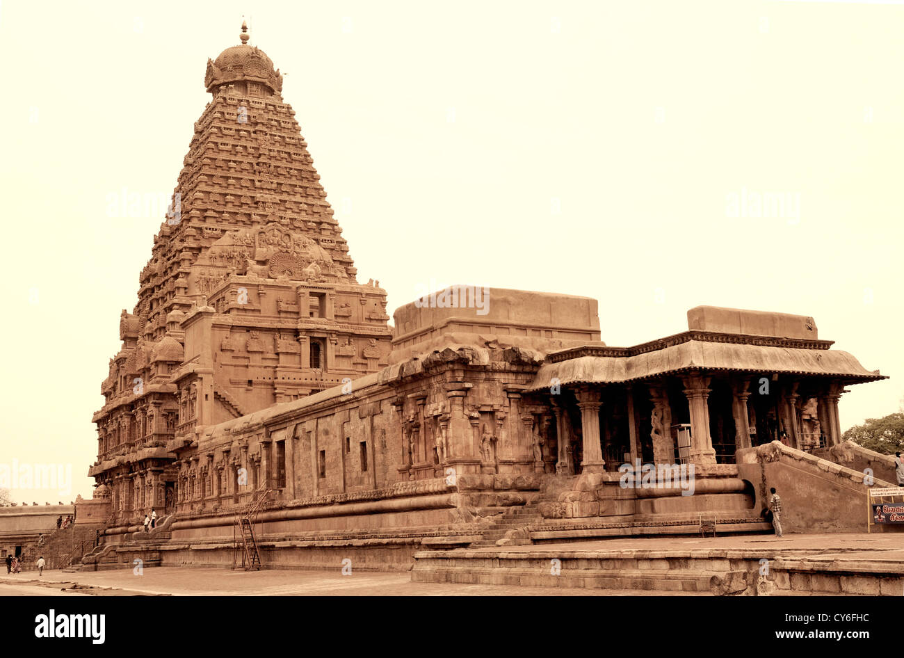 Große Tempel - Welterbe, Thanjavur (Indien) Stockfoto