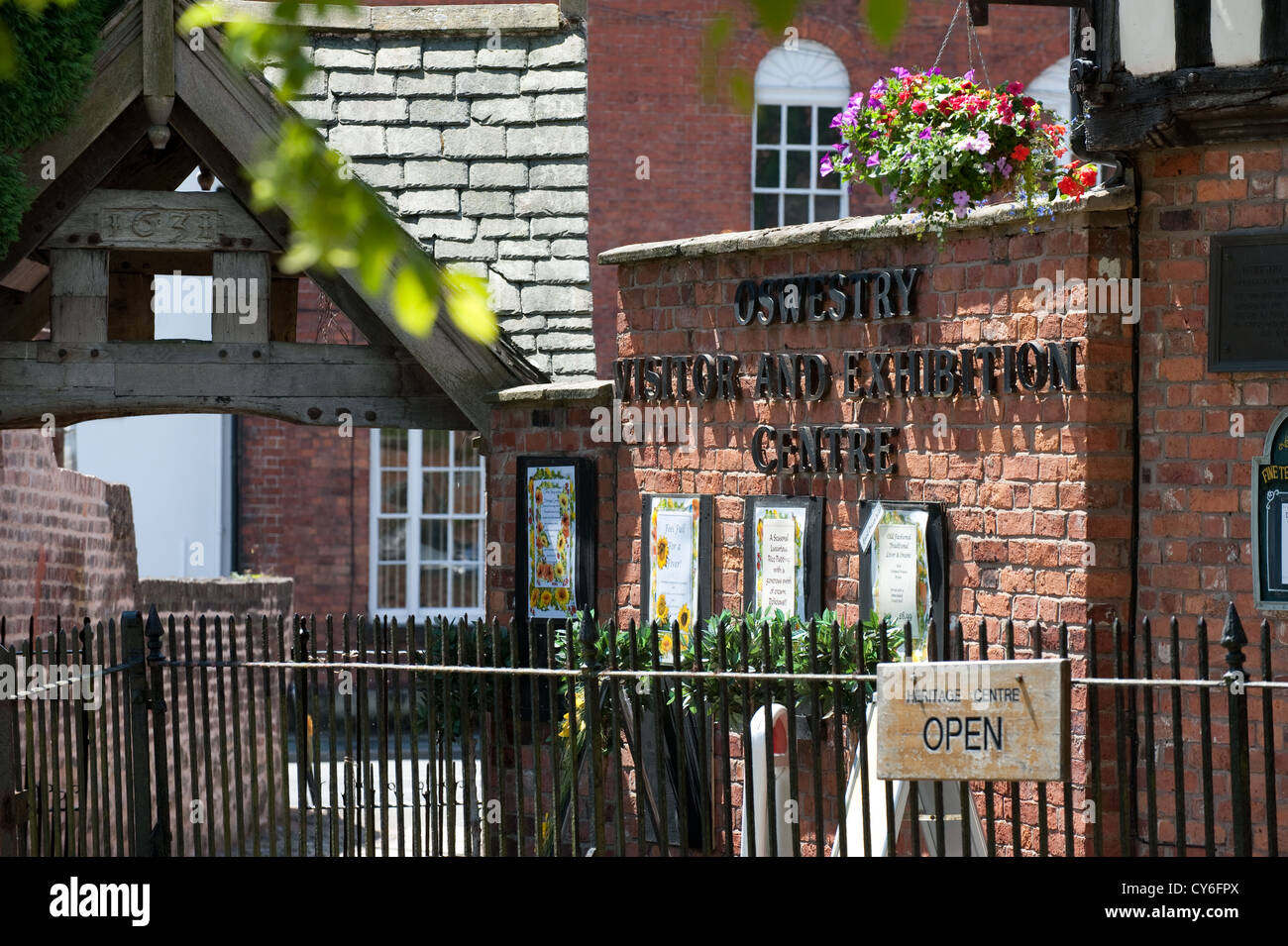Oswestry Besucher- und Ausstellungszentrum, Shropshire, England Stockfoto