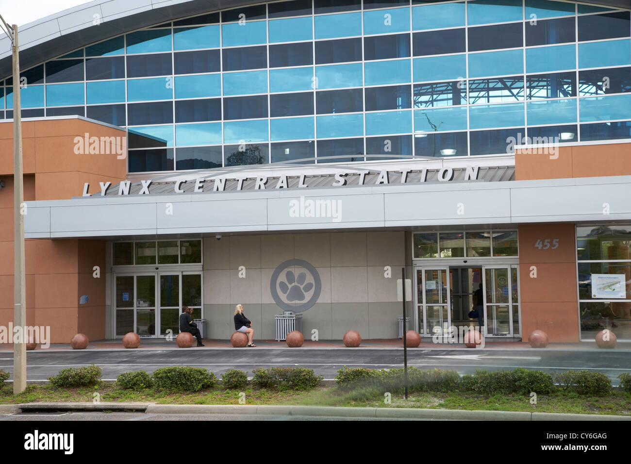 Luchs zentrale station Bus terminal Orlando Florida usa Stockfoto