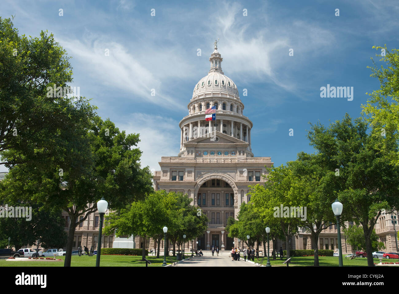 DOME STATE CAPITOL GEBÄUDE (©E E MYERS 1888) AUSTIN TEXAS USA Stockfoto