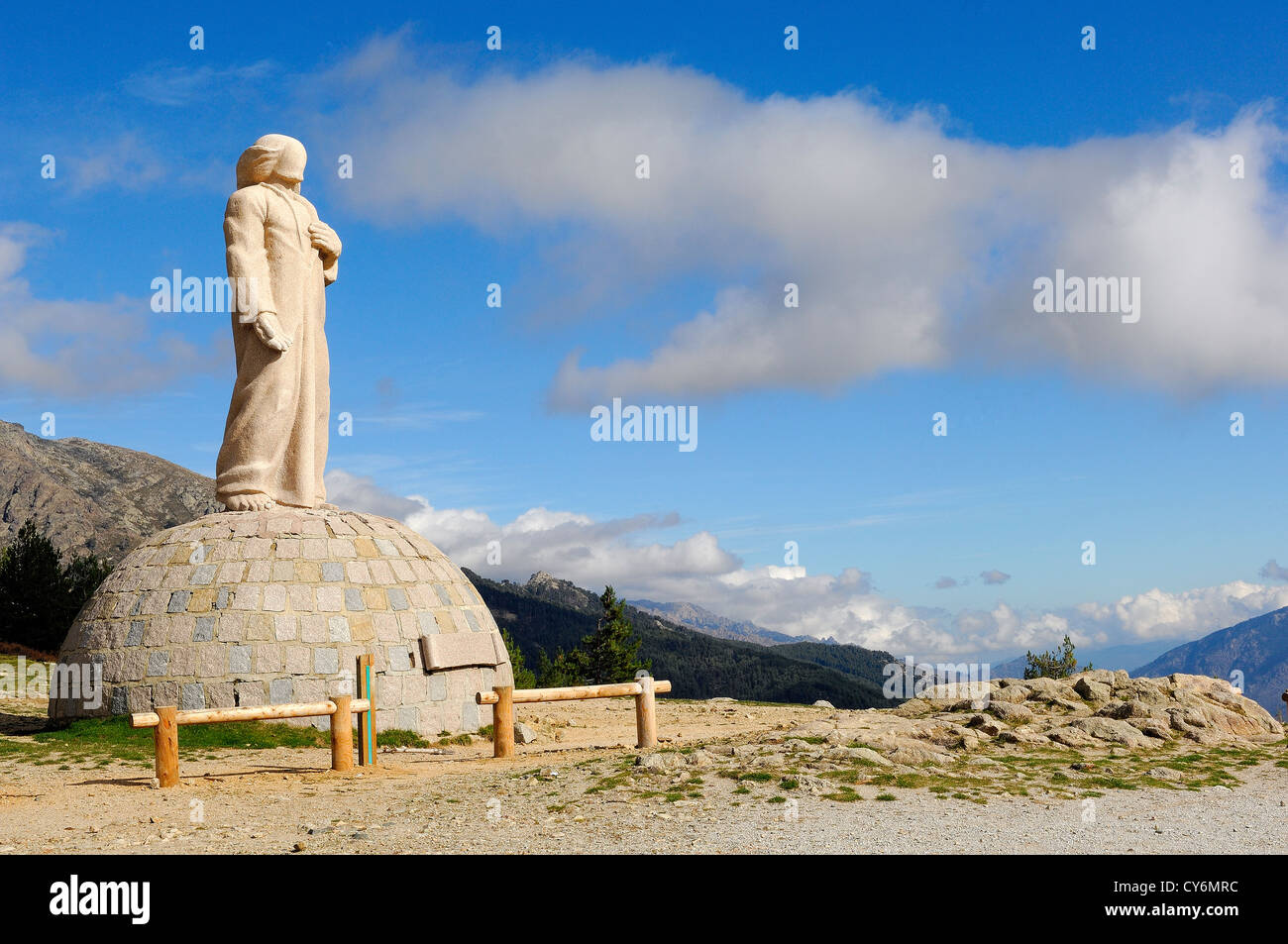 Christus, du Col de Vergio Corse Frankreich Stockfoto
