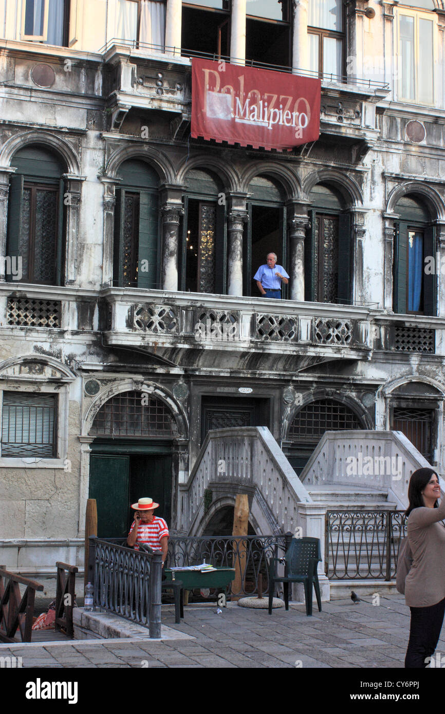 Palazzo Bembo Malipiero Stockfoto