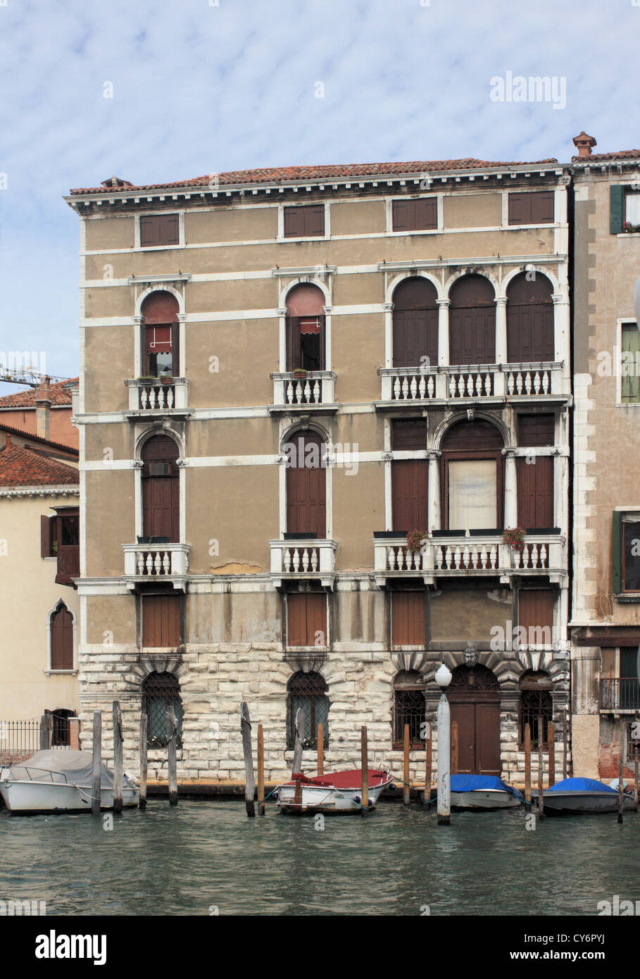 Palazzo Ghisi Boldù Stockfoto