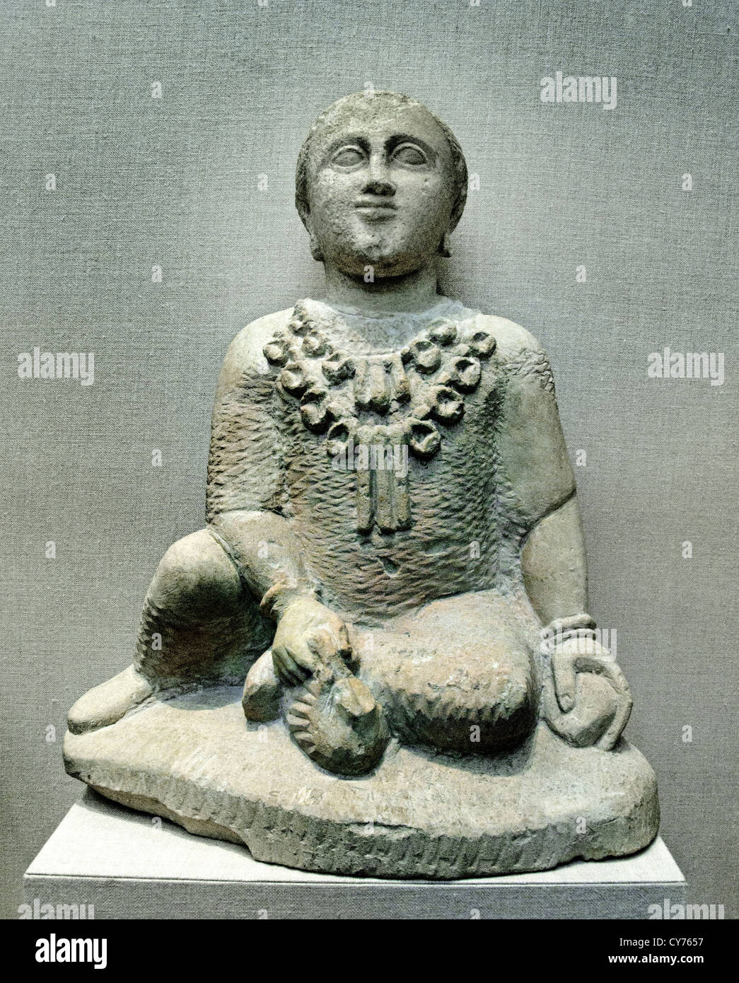 Kalkstein Tempel junge Klassik 5. Jh. v. Chr. zypriotischen Kalkstein 38cm Zypern Griechisch Griechenland Stockfoto