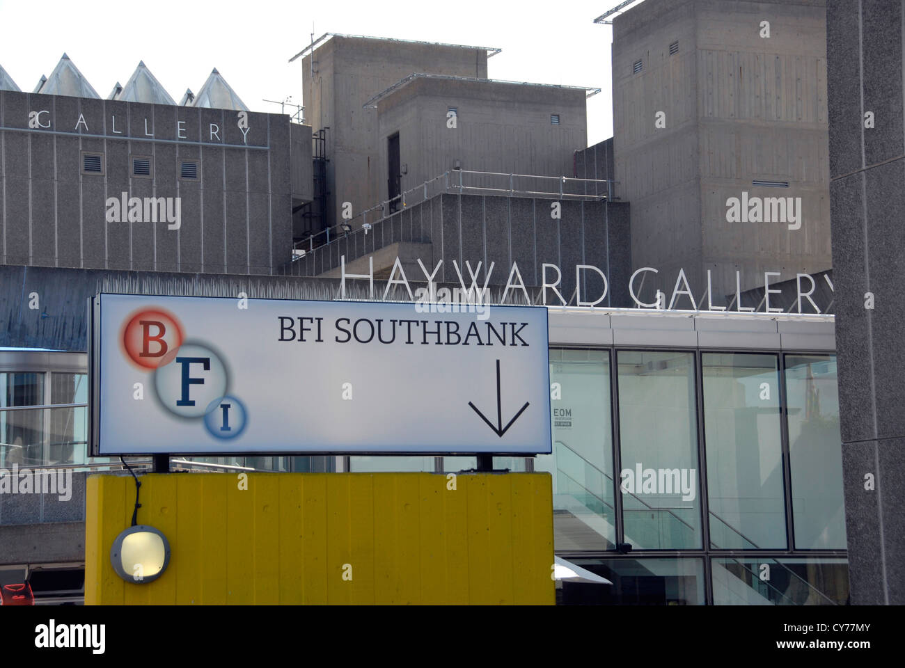 BFI British Film Institute für National Film Theatre anmelden South Bank London UK Stockfoto