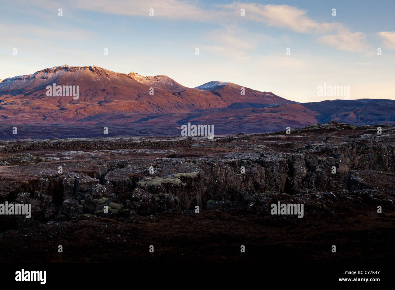 Isländische Landschaft Stockfoto