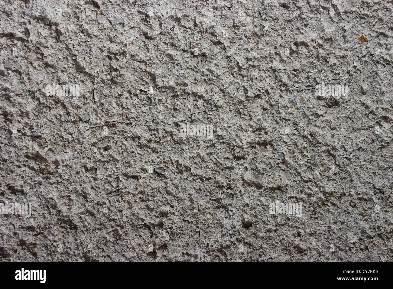 Oberfläche grob verputzte Wand Stockfoto