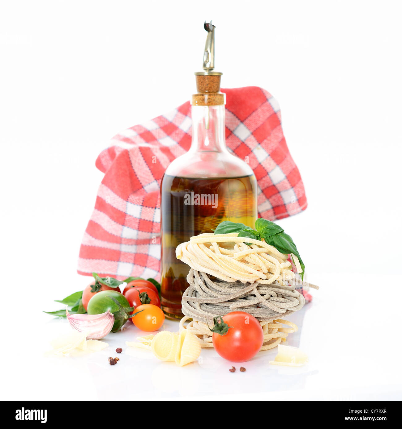 italienischen Pasta mit Essen ruhigen für Xooking schmeckte Stockfoto