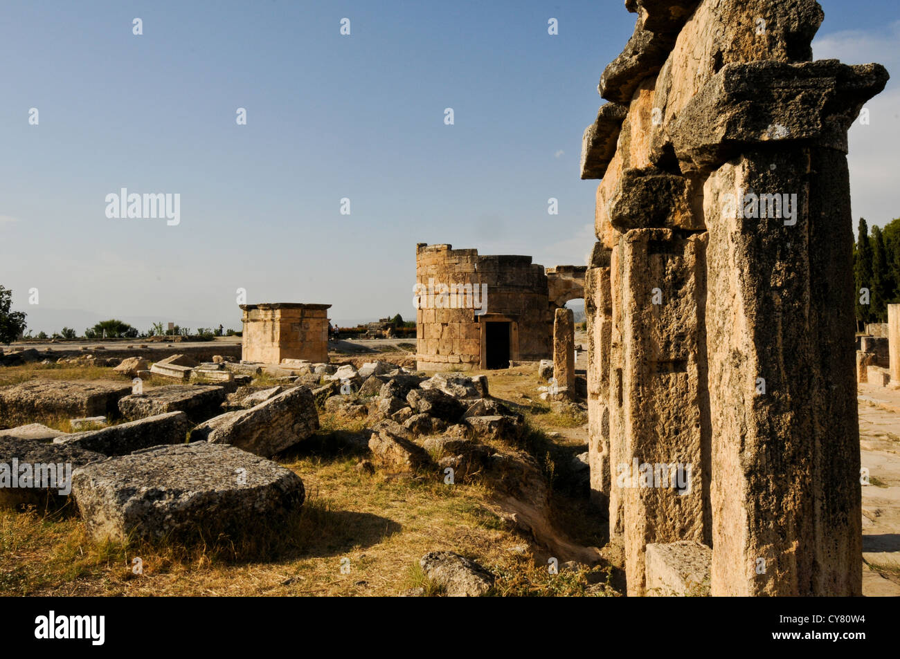 Hierapolis, Greco Römer Heilige Stadt Ruinen, Türkei 2012 Stockfoto