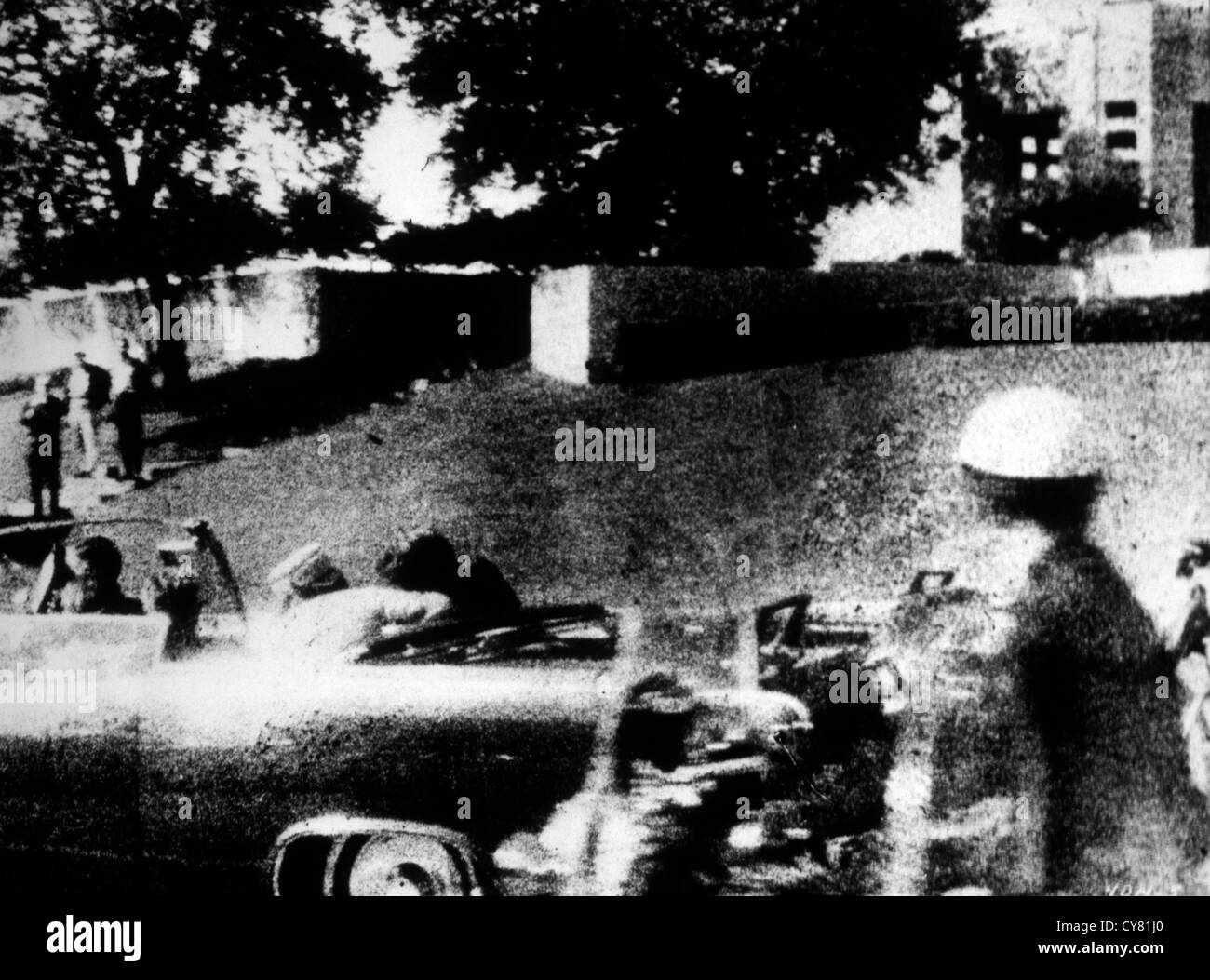 Ermordung von Präsident John F. Kennedy in Dallas, Texas, USA, 22. November 1963 Stockfoto