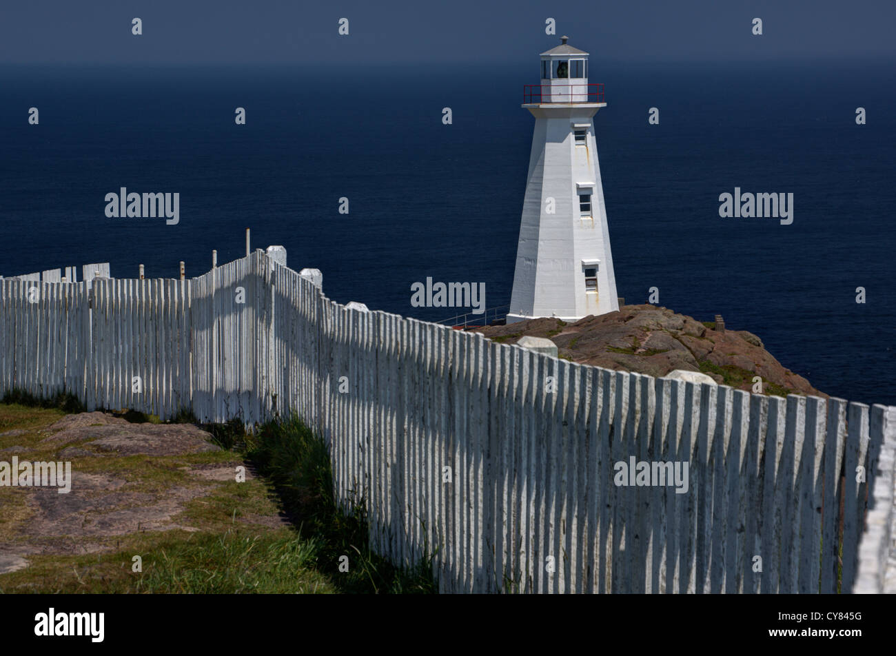 Cape Spear Leuchtturm Neufundland Kanada Stockfoto
