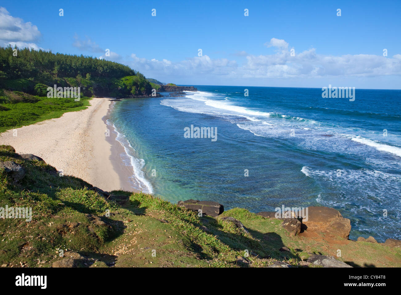 Gris Gris Kap im Süden von Mauritius. Stockfoto