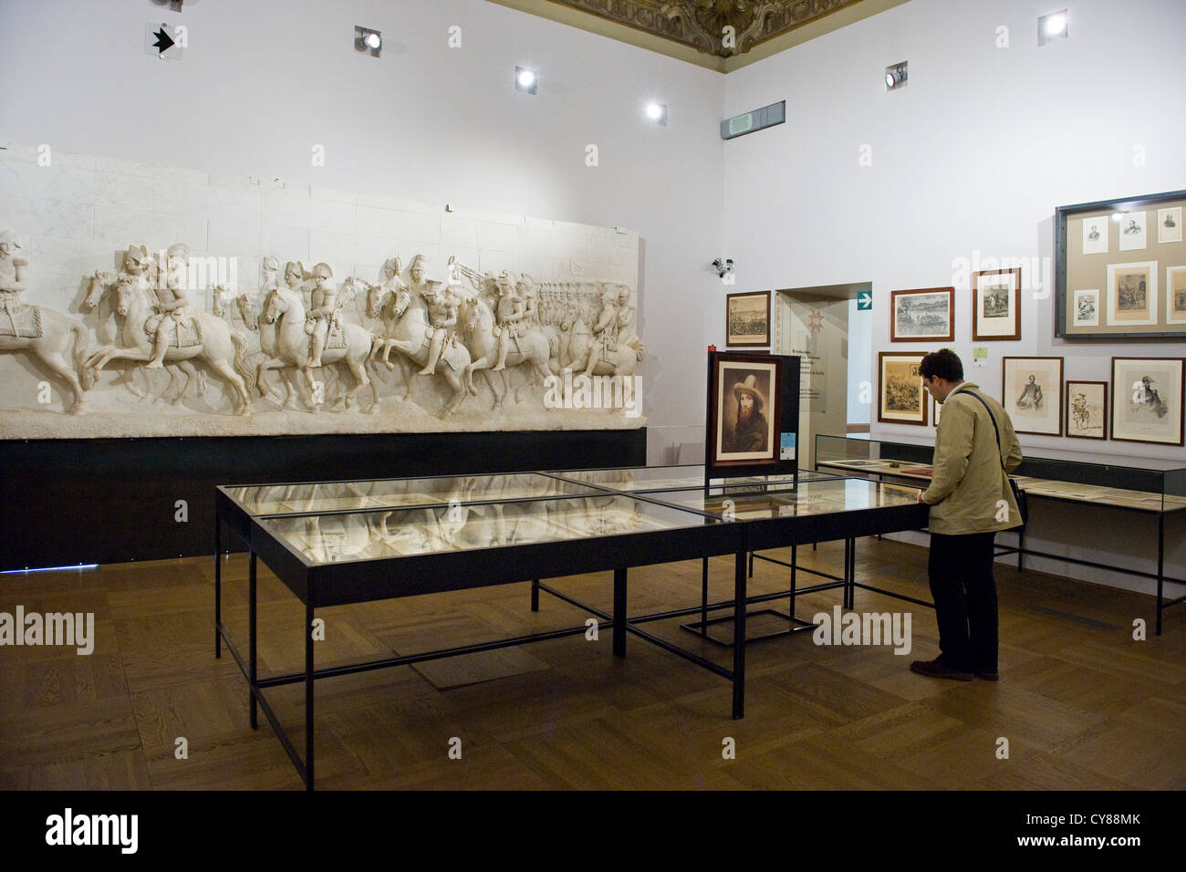 Italien, Piemont, Turin, Carignano Palace, National Museum des italienischen Risorgimento Stockfoto