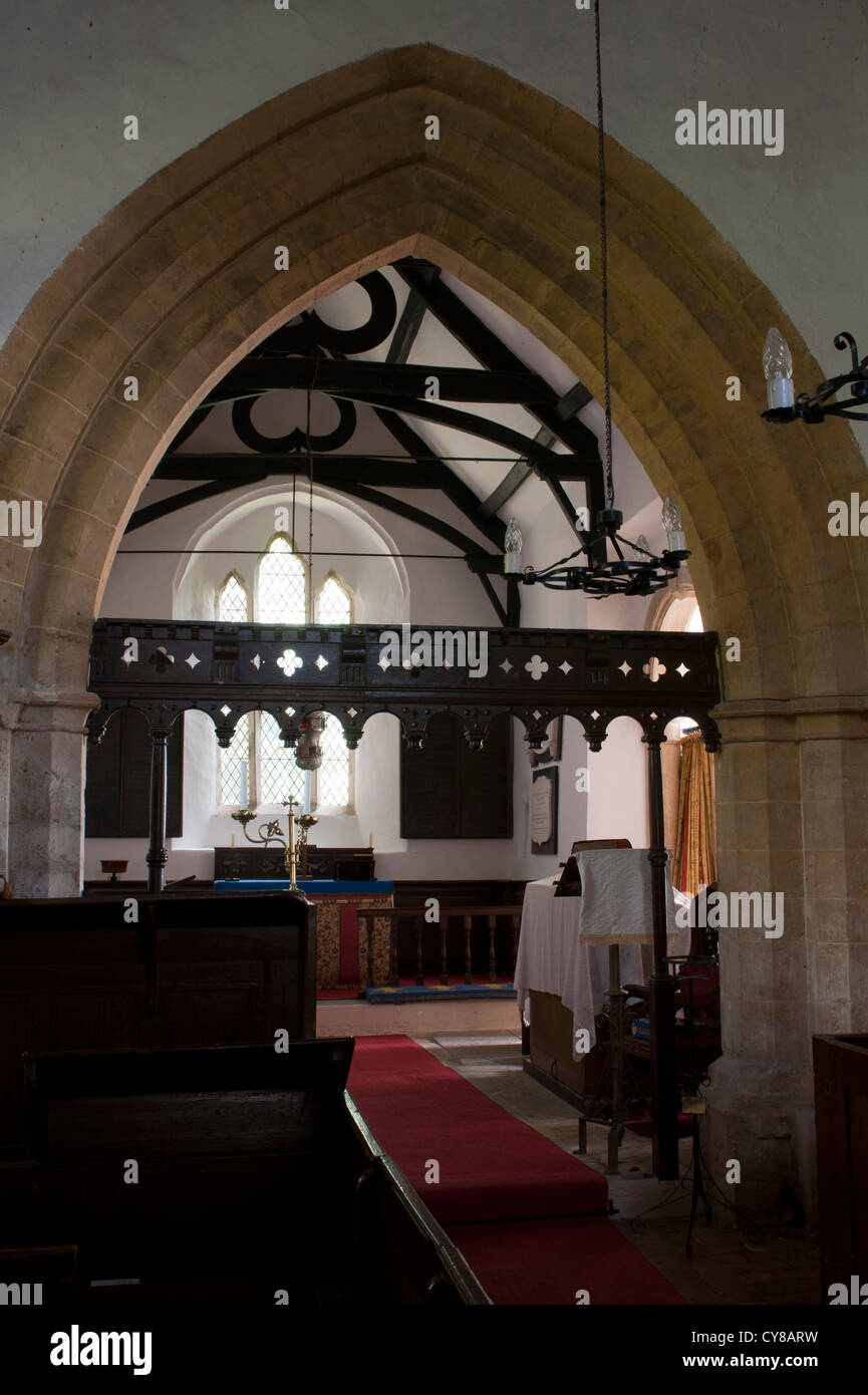 St. James Church, Idlicote, Warwickshire, UK Stockfoto