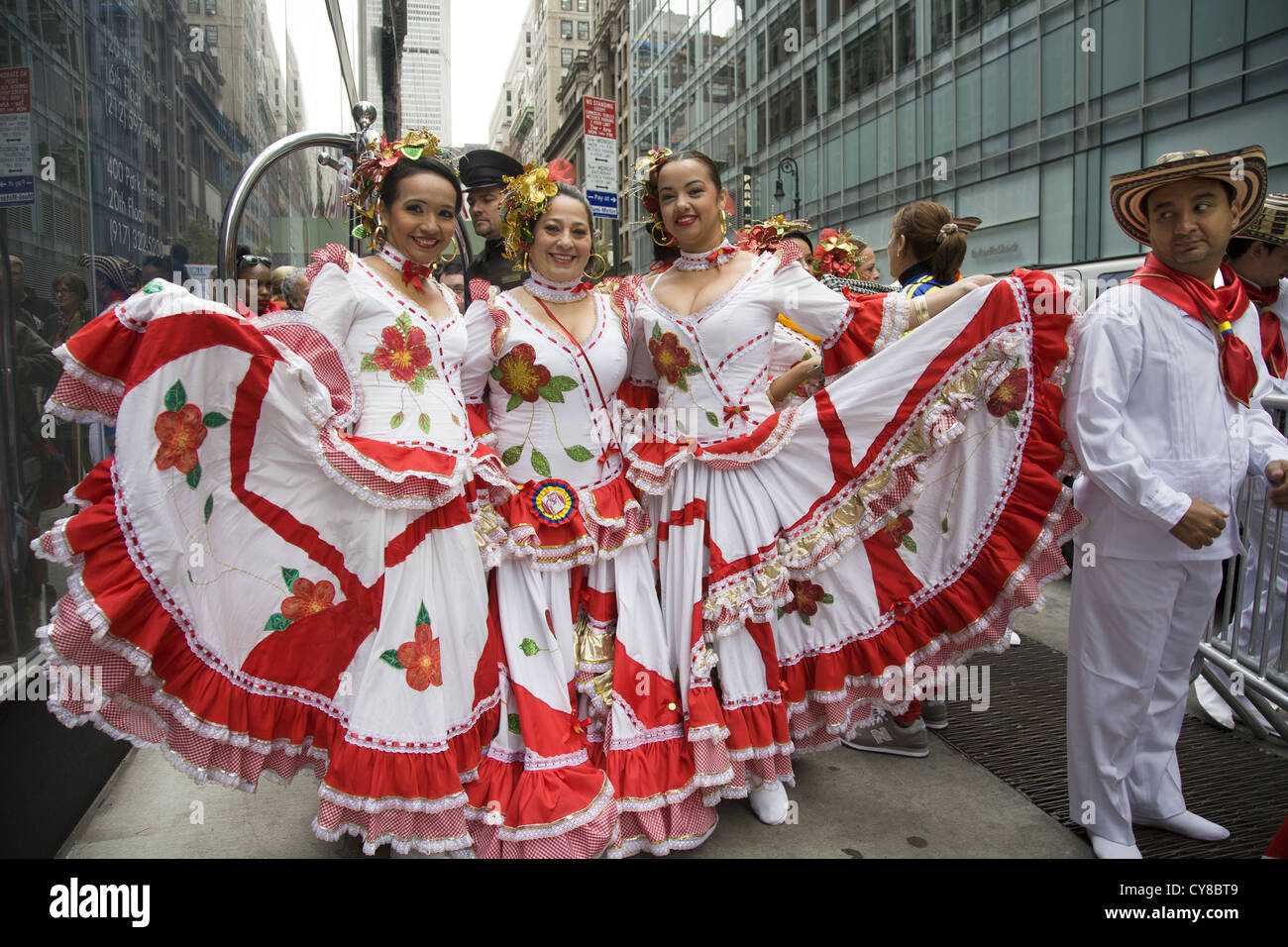 Hispanische Day Parade in New York City. Stockfoto