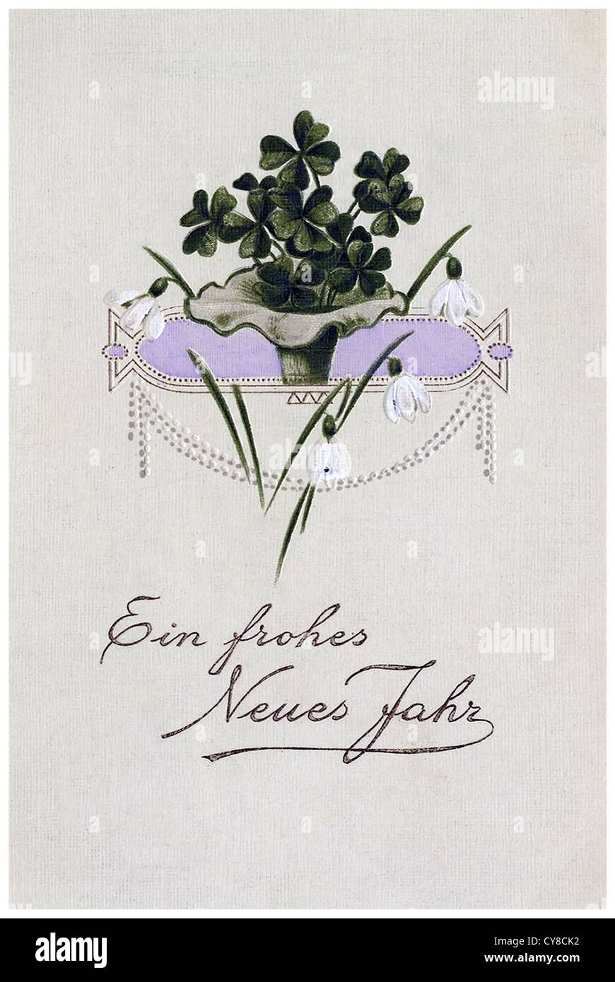 Kleesträuschen Stockfoto