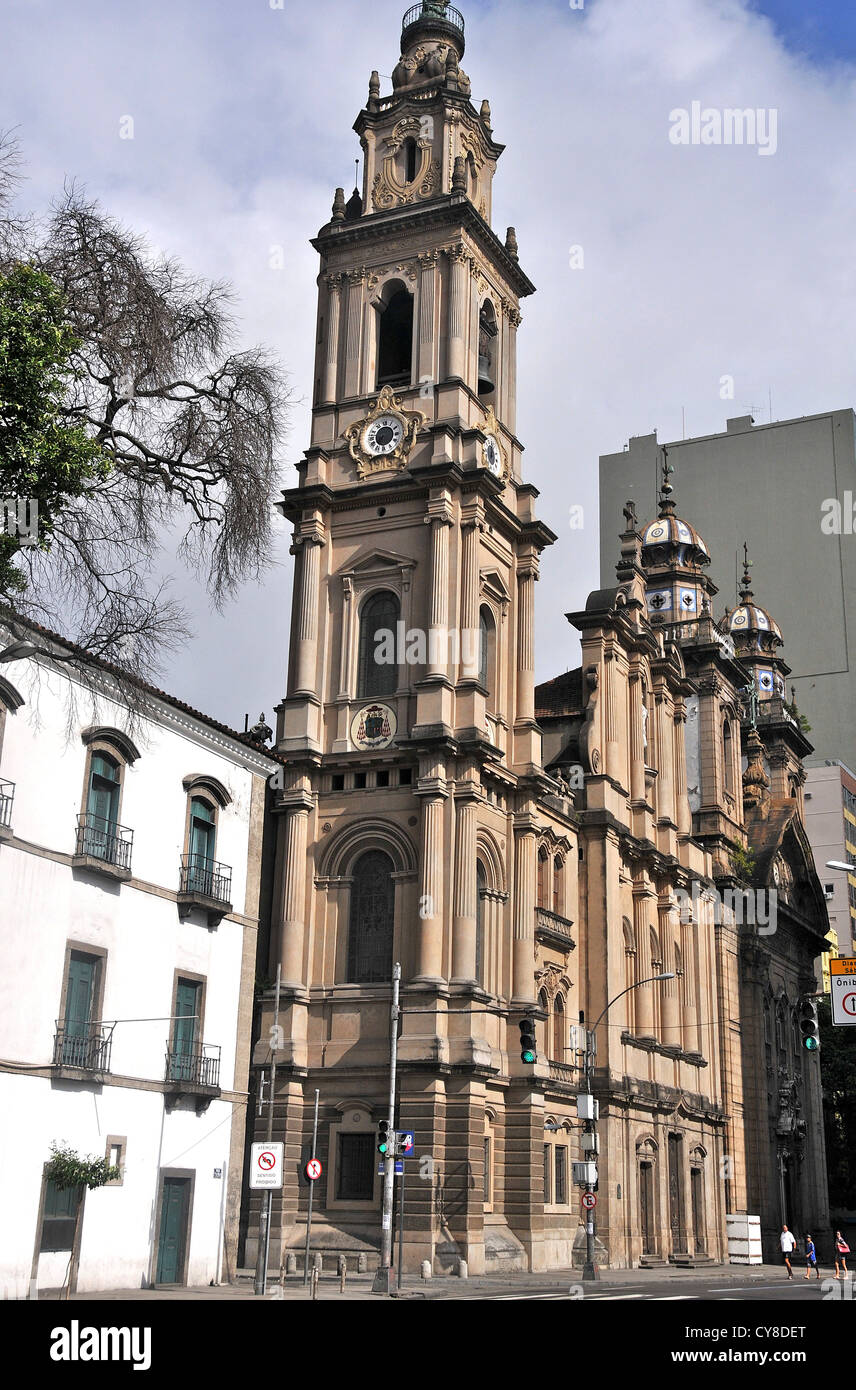 Kirche Nossa Senhora do Carmo da Antiga Sé, Platz am 15. november, Rio de Janeiro, Brasilien Stockfoto
