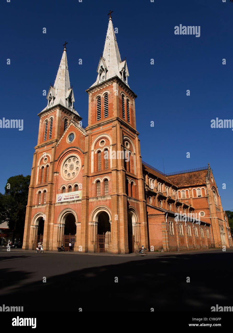 Kirche Notre-Dame, Saigon Stockfoto