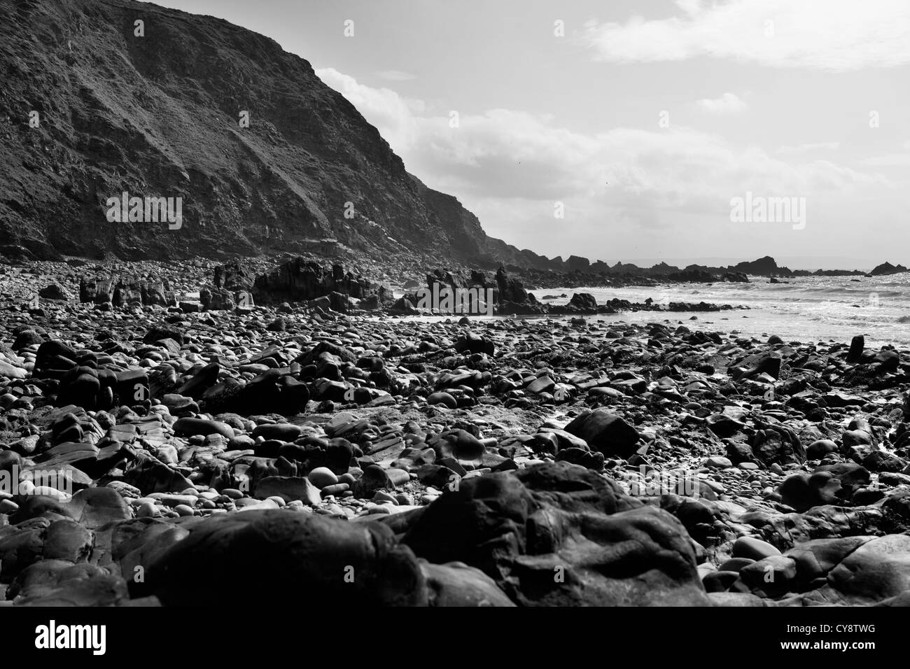 atemberaubende Küste an der Küste von Cornwall, england Stockfoto