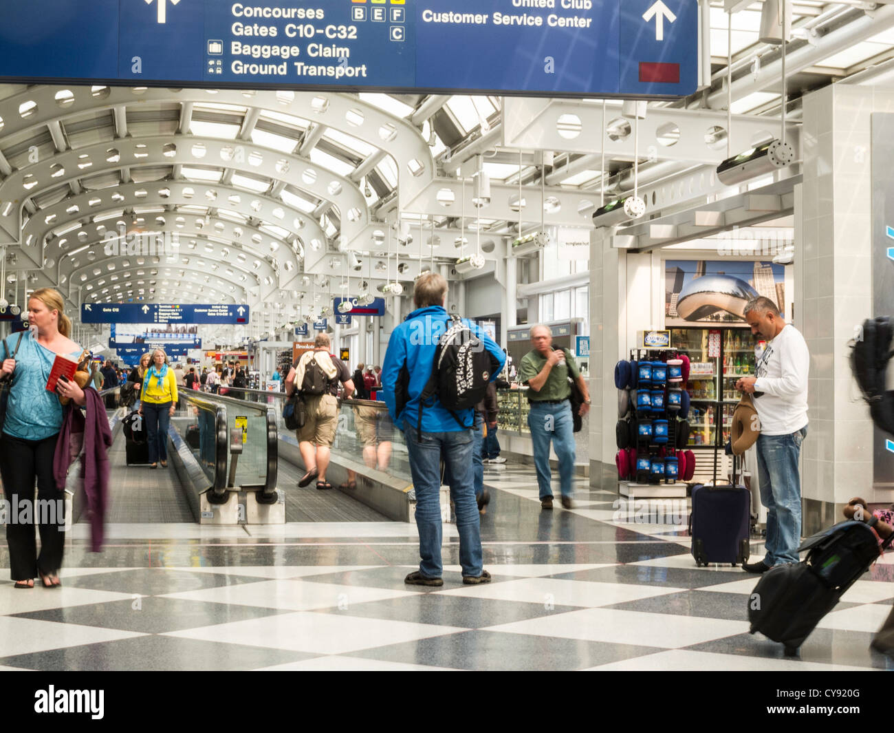 Chicago O' Hare International Airport, IL Stockfoto