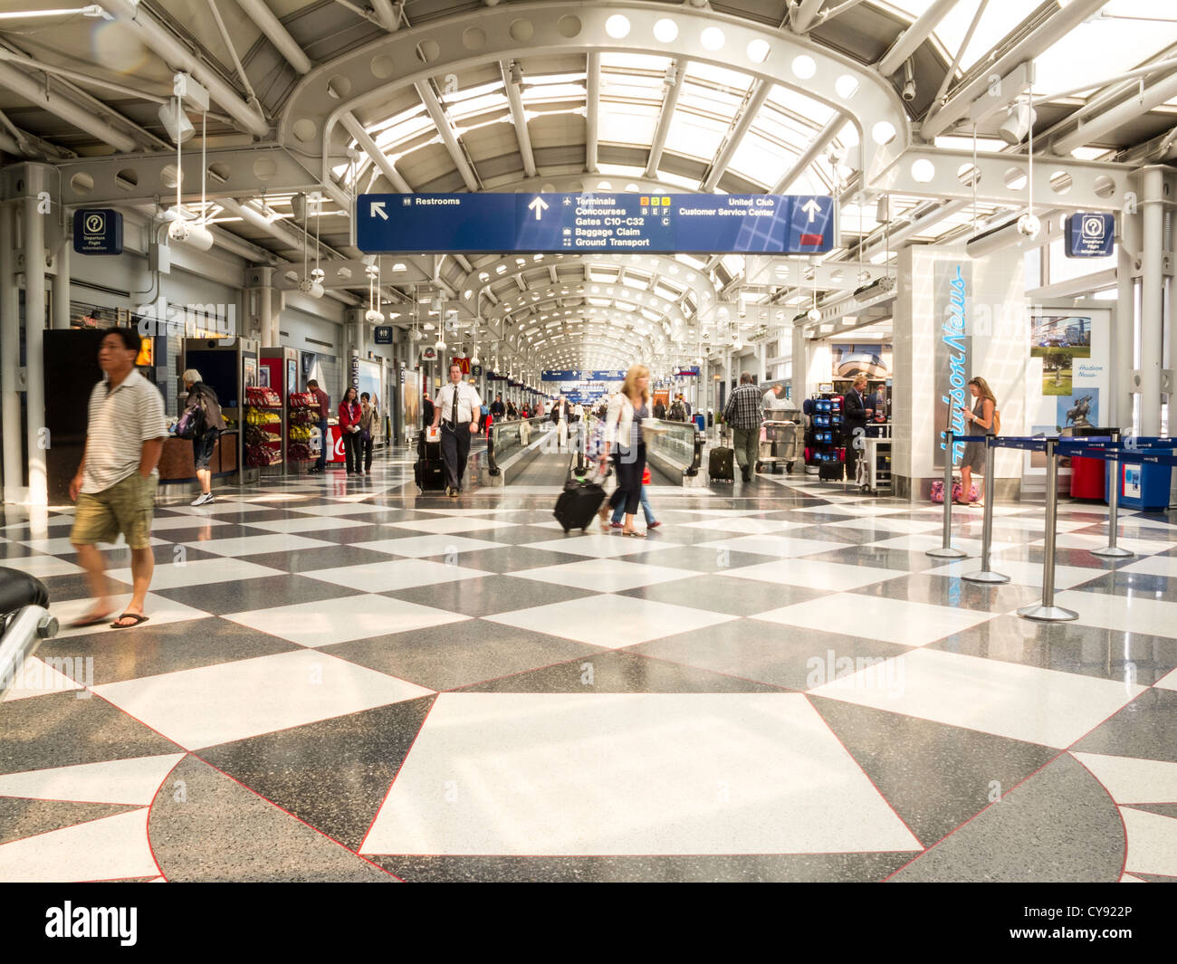 Chicago O' Hare International Airport, IL Stockfoto