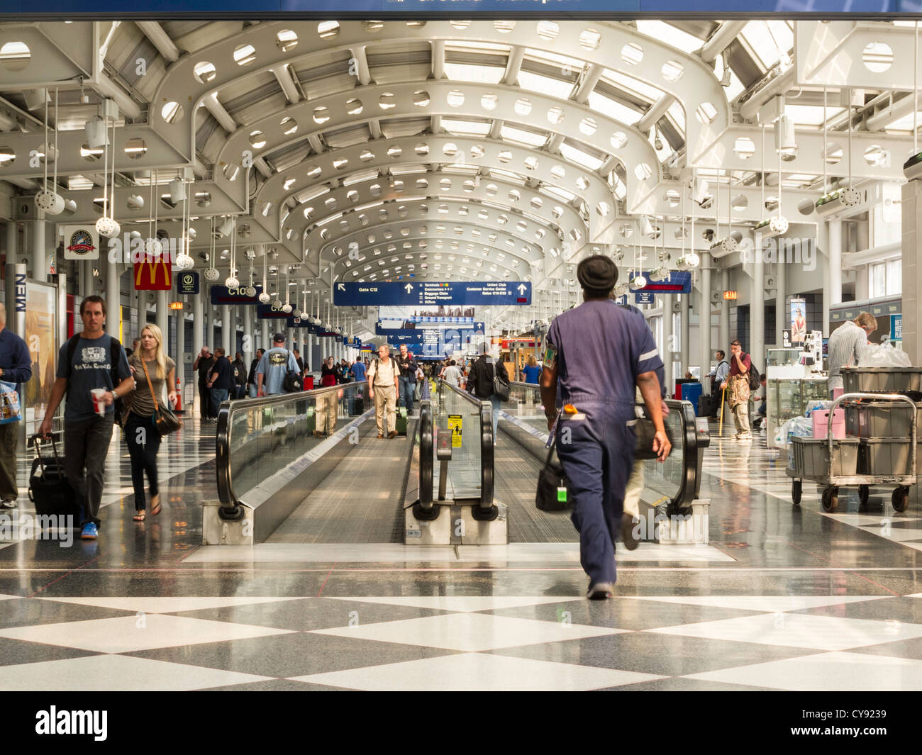 Chicago O' Hare International Airport, IL Stockfoto