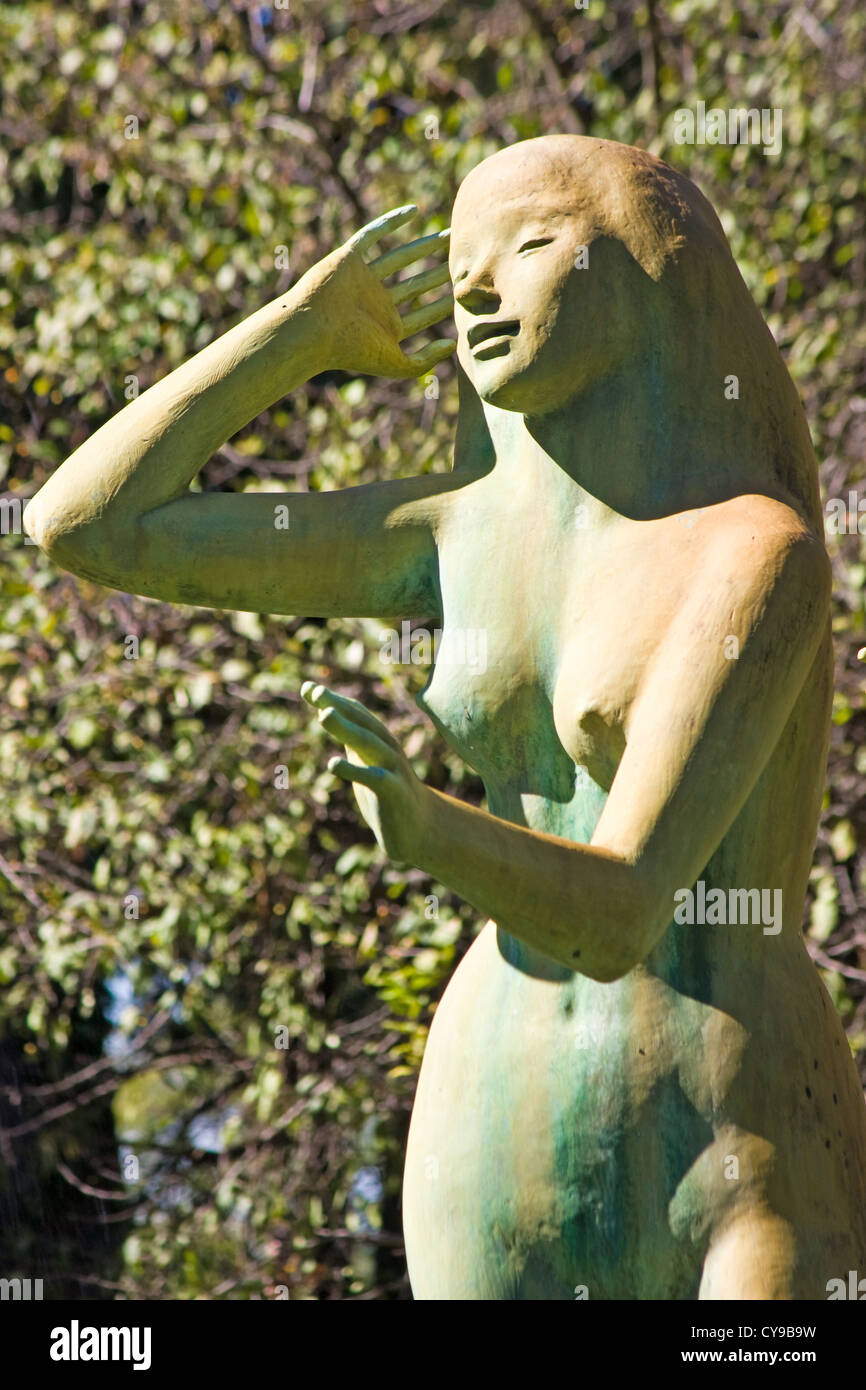 Quelle des Glaubens Skulptur des schwedischen Bildhauers Carl Milles im National Memorial Park in Falls Church, VA. Stockfoto