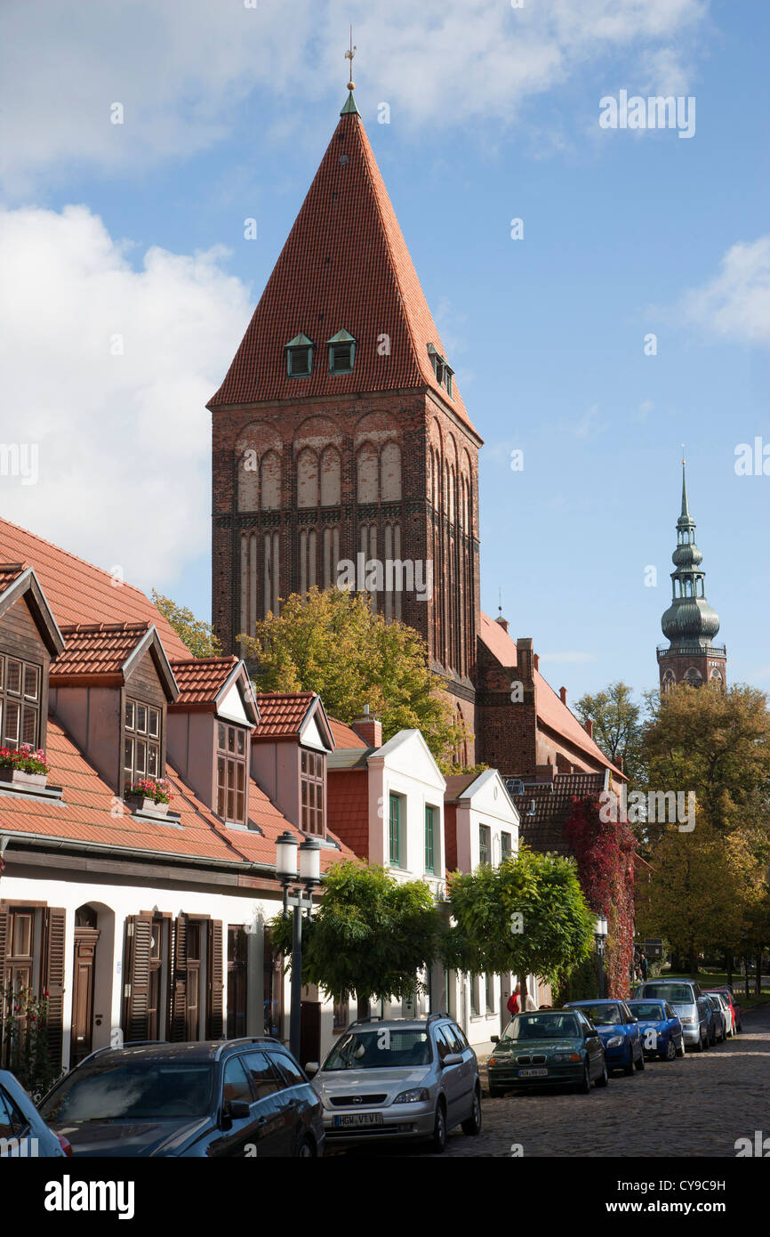 Jacobikirche, Greifswald, Vorpommern-Greifswald Bezirk, Bundesland Mecklenburg-Vorpommern, Deutschland Stockfoto