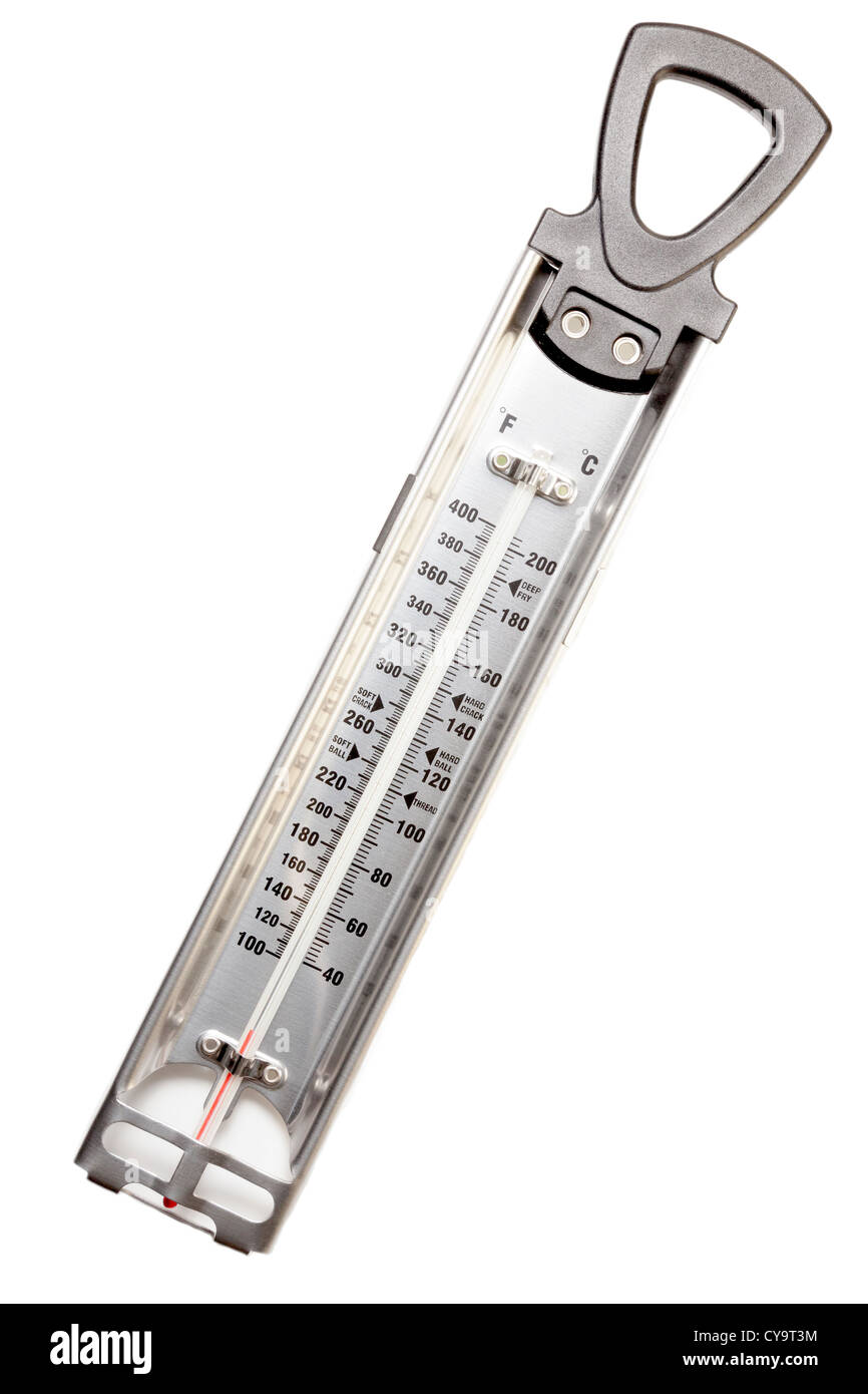 Zucker-thermometer Stockfoto