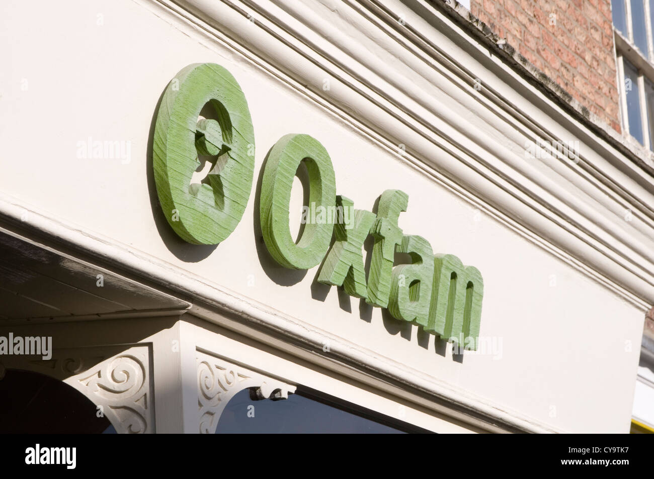 Oxfam Shop Geschäfte Nächstenliebe Wohltätigkeitsorganisationen Stockfoto