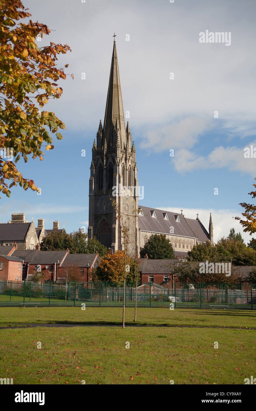 egmlh0310 4874 View of St. Eugene's Kathedrale Derry Londonderry von Bull Park Stockfoto