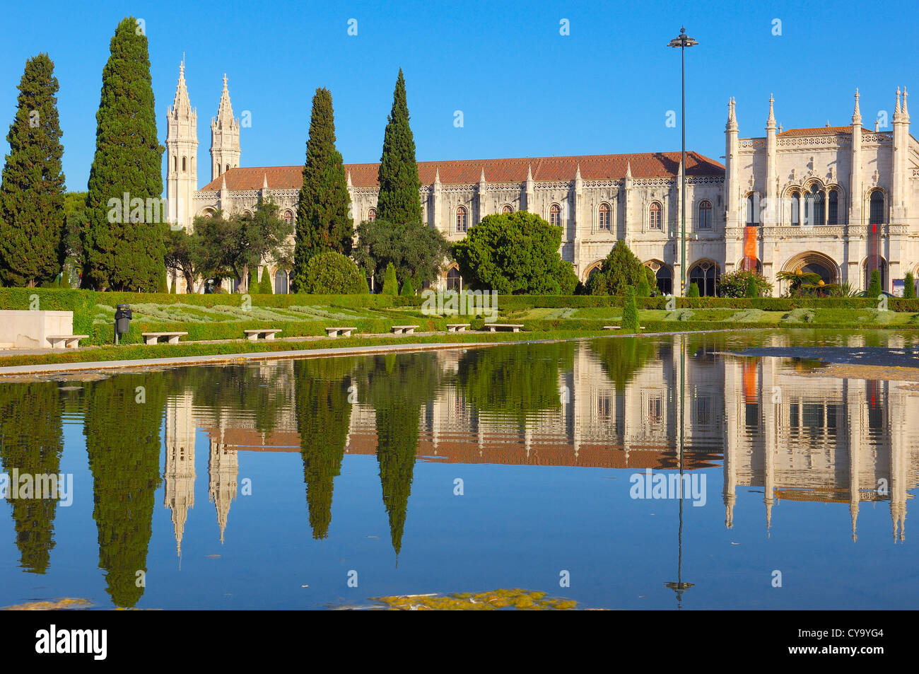 Mosteiro Dos Jeronimos, das Hieronymus-Kloster. UNESCO-Weltkulturerbe, Belem. Lissabon. Portugal Stockfoto