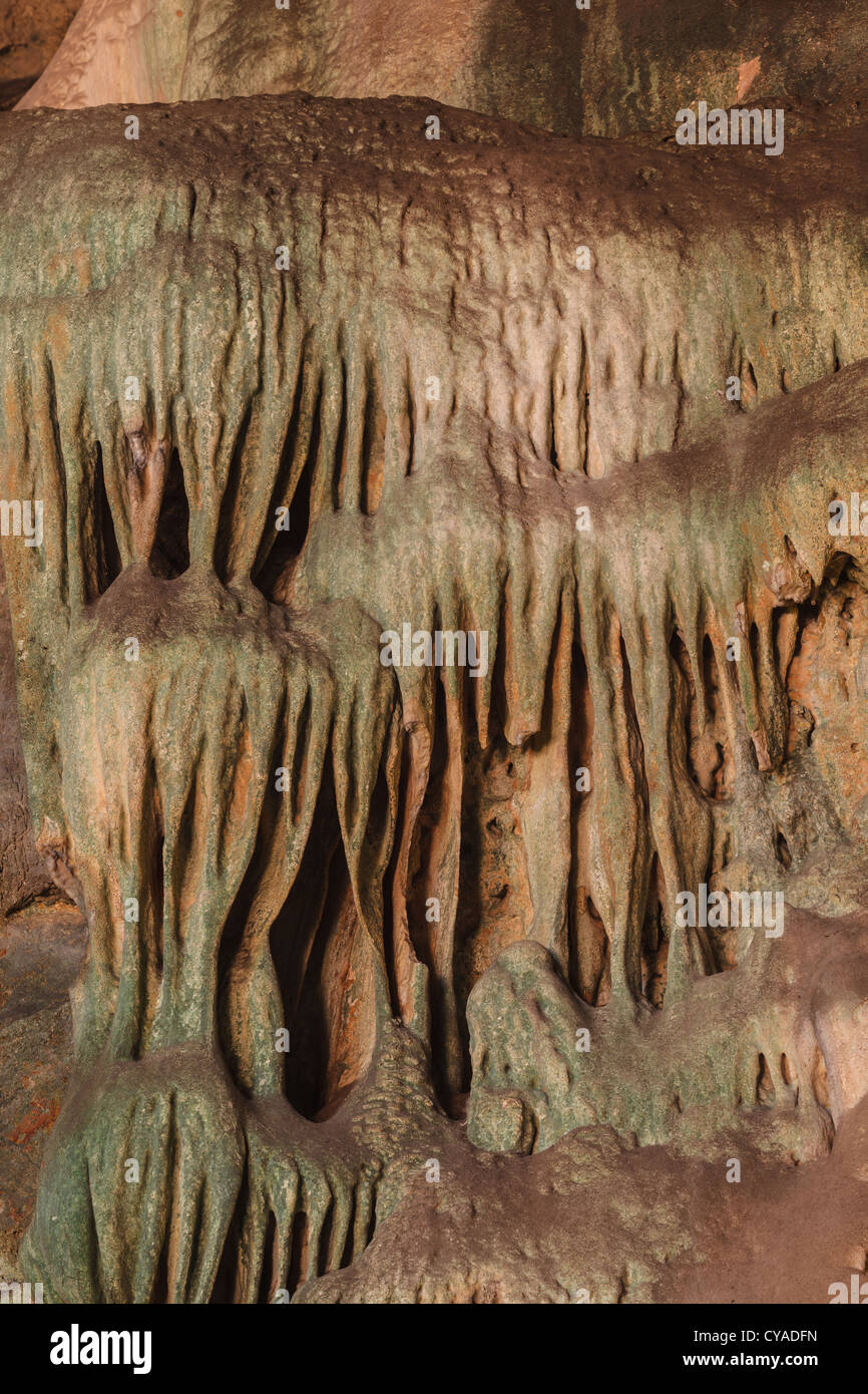 Stalaktiten Höhle Stockfoto