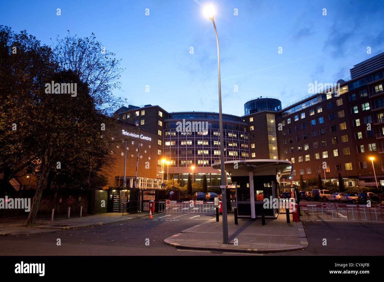 BBC British Broadcasting Corporation, Wood Lane Studios, BBC Television Centre, London, England, Vereinigtes Königreich Stockfoto