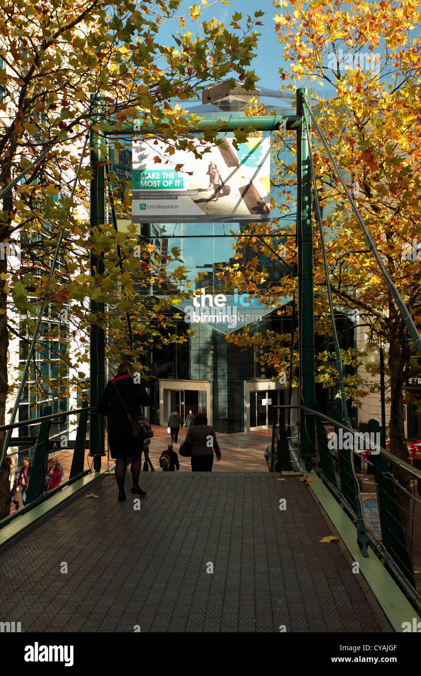 Die ICC-Kanalbrücke Stadtzentrum von Birmingham UK Stockfoto