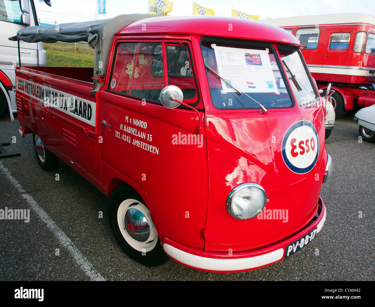 1956 Volkswagen Transporter T1 2/26 Pickup Stockfoto